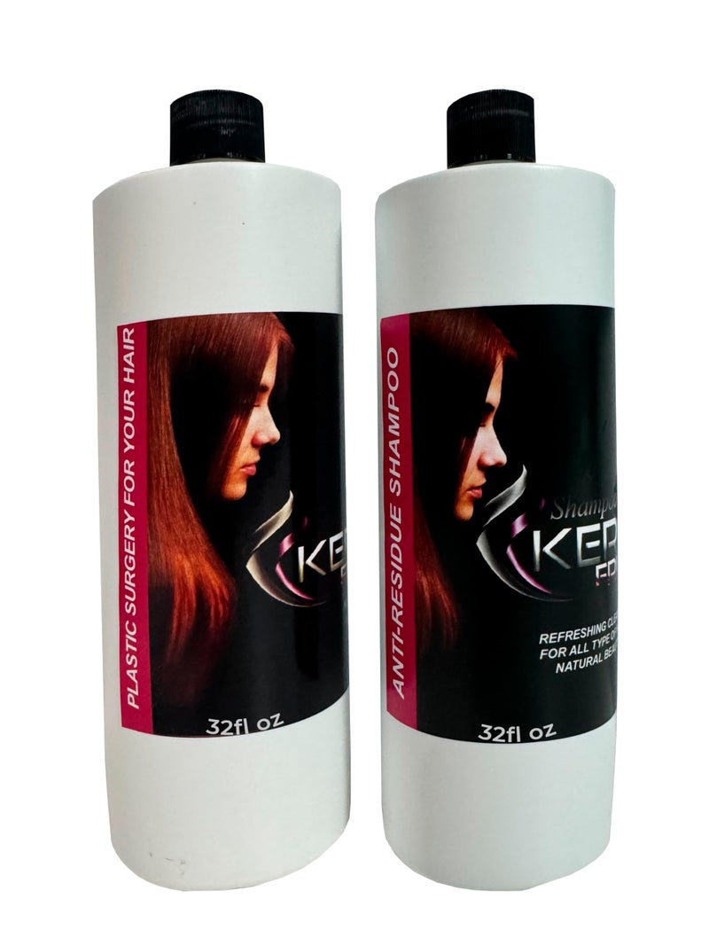 KERA FRUIT Cirugia Capilar Kerafruit 32 oz + Shampoo Nueva Presentacion Deja Brillante el Cabello - Image 1